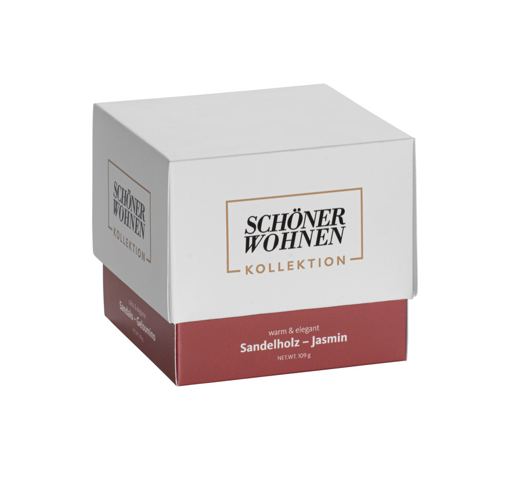 SANDALWOOD Duftkerze S, Ø 8,5x7,5cm, 2er-Set