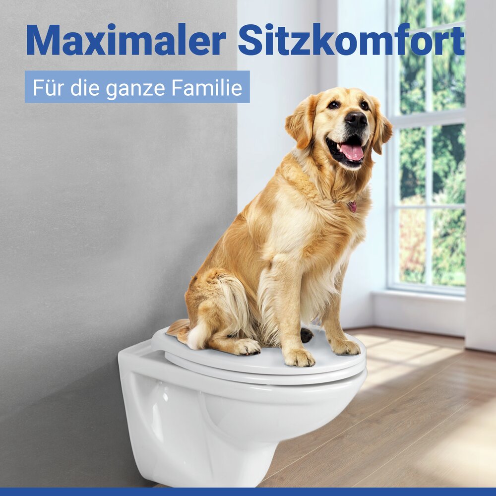 VORNO Neo weiss WC-Sitz belastbar bis 175 kg