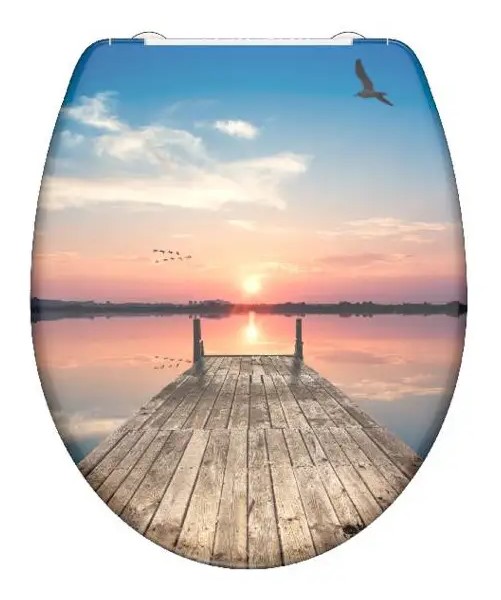 SUNSET SKY WC-Sitz zur Montage von oben
