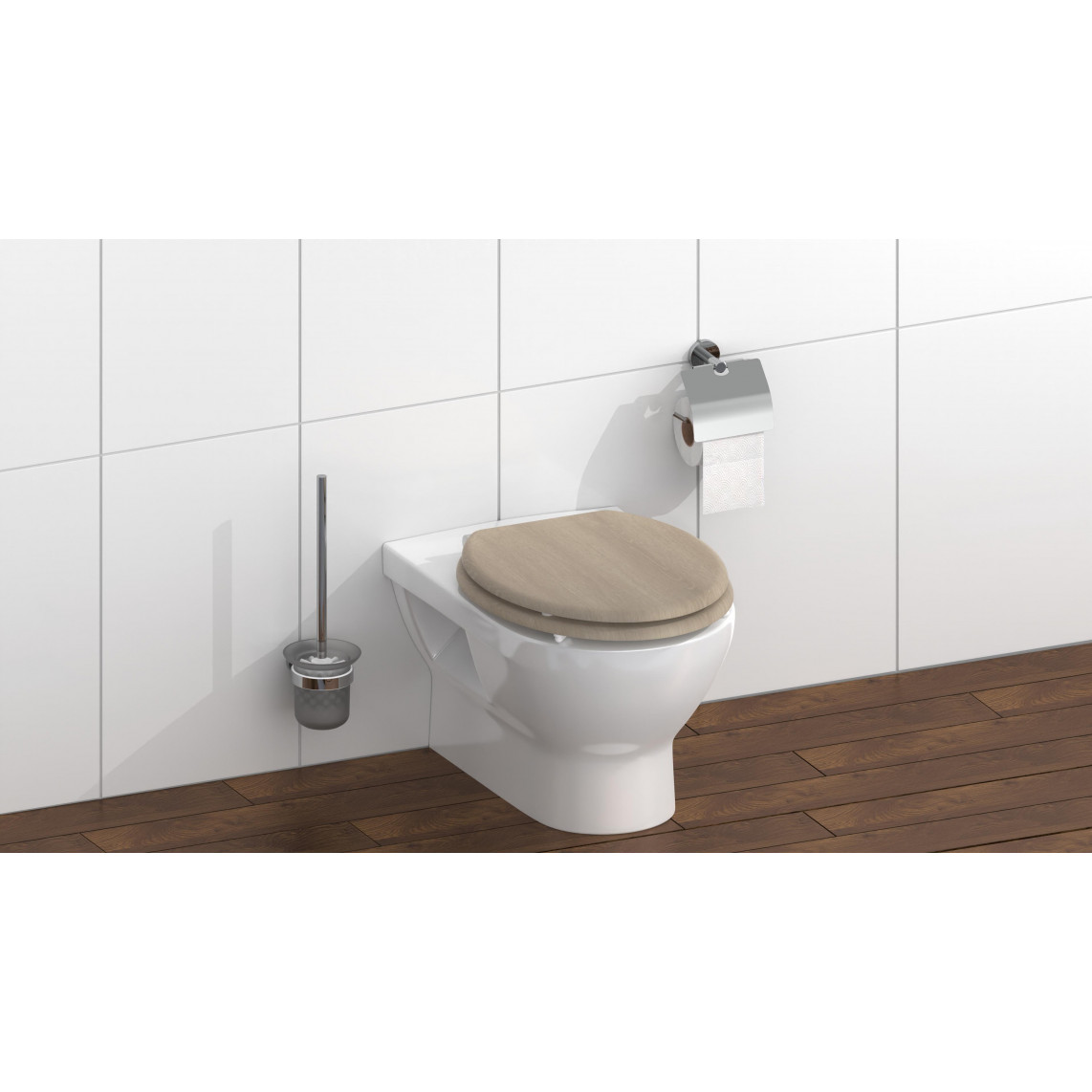 MODERN WOOD WC-Sitz mit Absenkautomatik