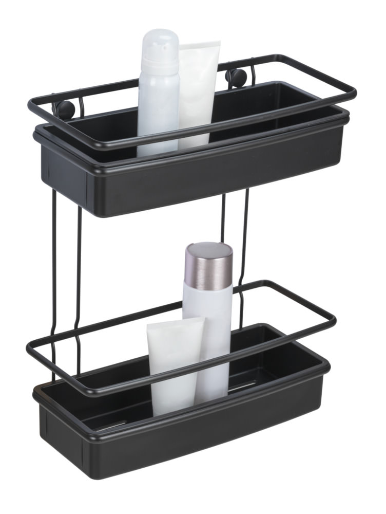 25562100_wandregal-molinella-5 MOLINELLA schwarz Wandregal aus Edelstahl