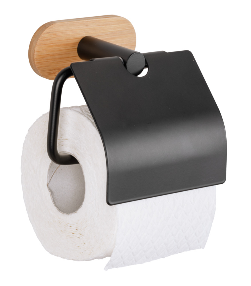 OREA Bamboo Turbo-Loc® Rollenhalter mit Deckel
