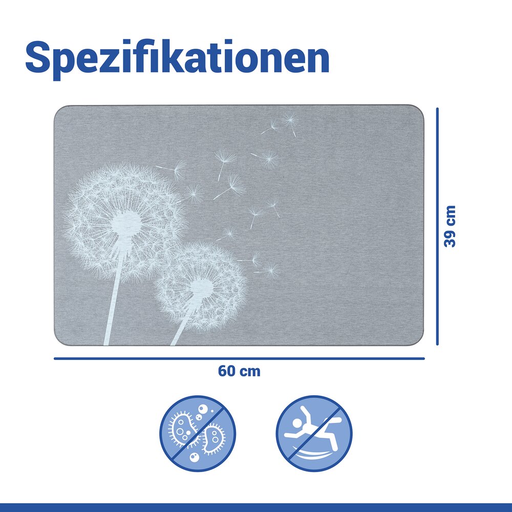 ASTERA Badematte schnelltrocknend 60x39cm
