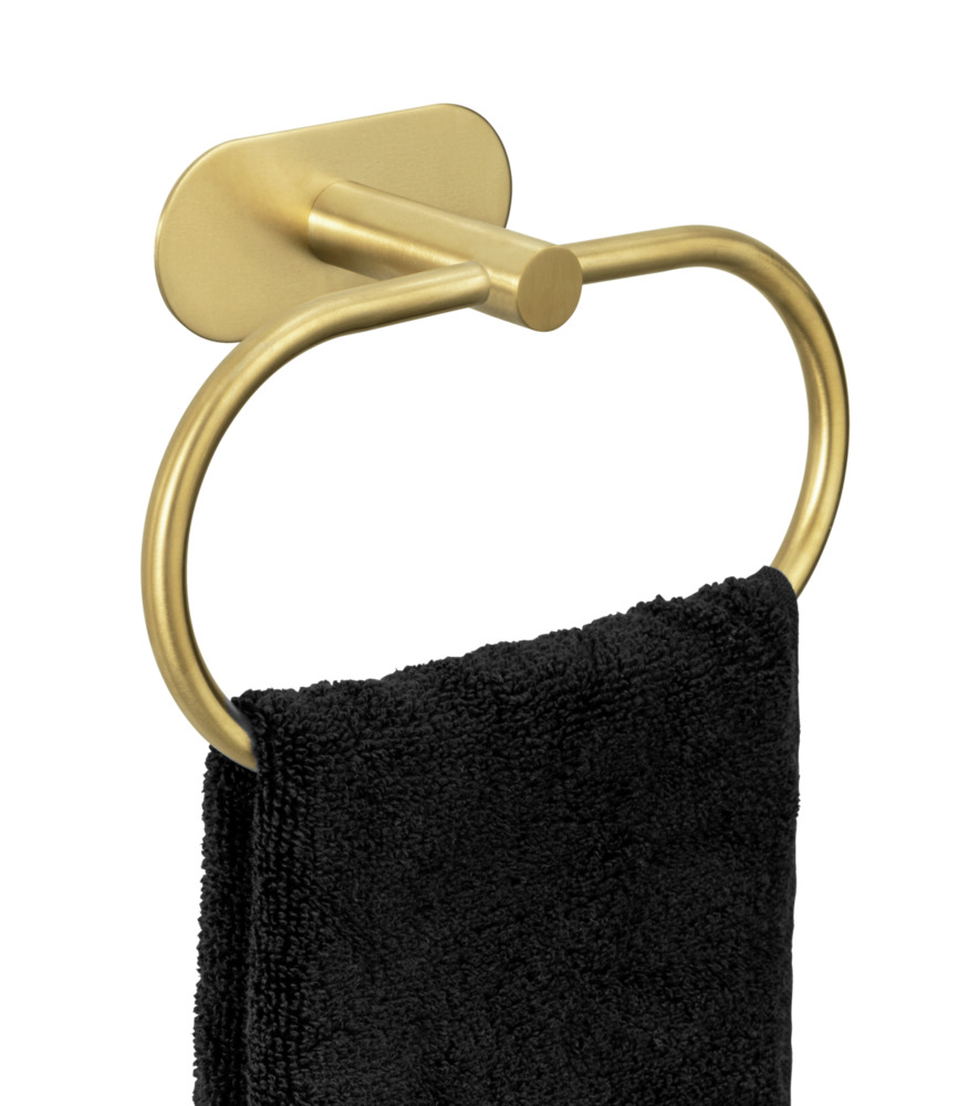 OREA Gold matt Turbo-Loc® Handtuchring aus Edelstahl OREA Gold matt Turbo-Loc® Handtuchring aus Edelstahl