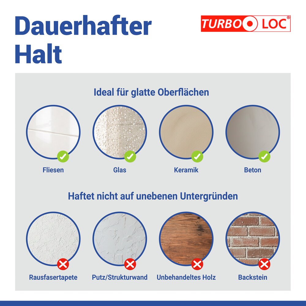 LIZAN grün Turbo-Loc® Wandablage aus Edelstahl
