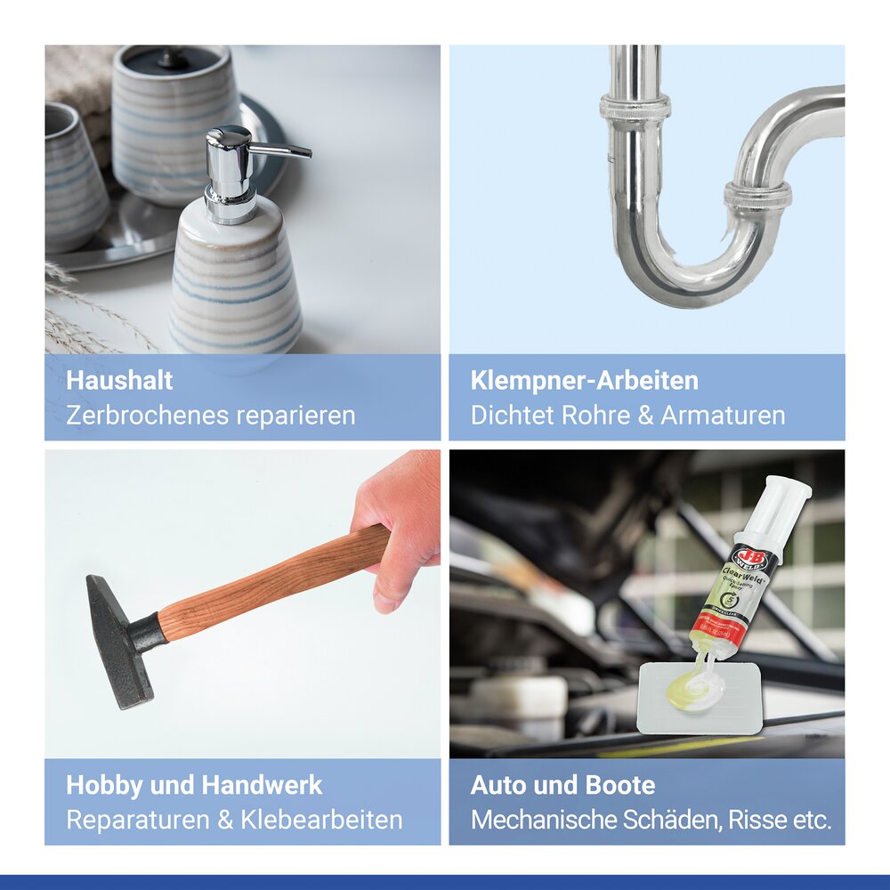 ClearWeld 2-Komponenten-Kleber