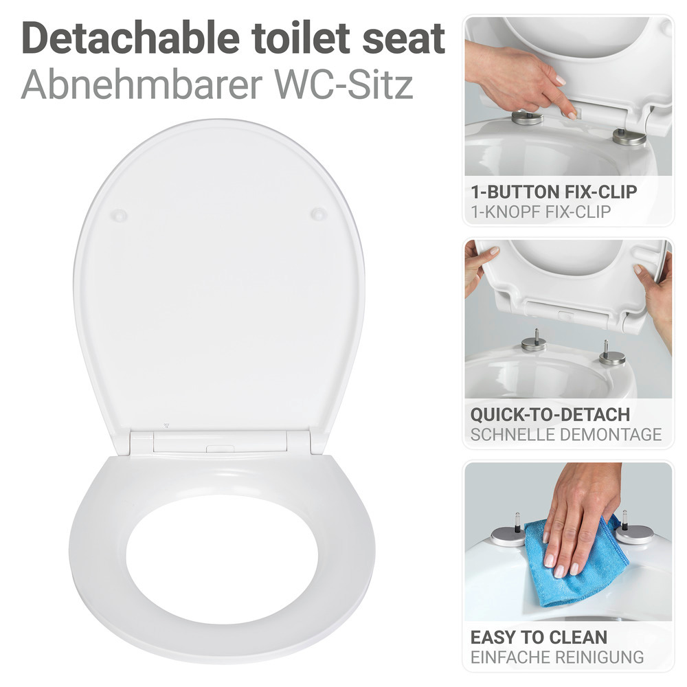 MENIN WC-Sitz mit Absenkautomatik MENIN WC-Sitz mit Absenkautomatik