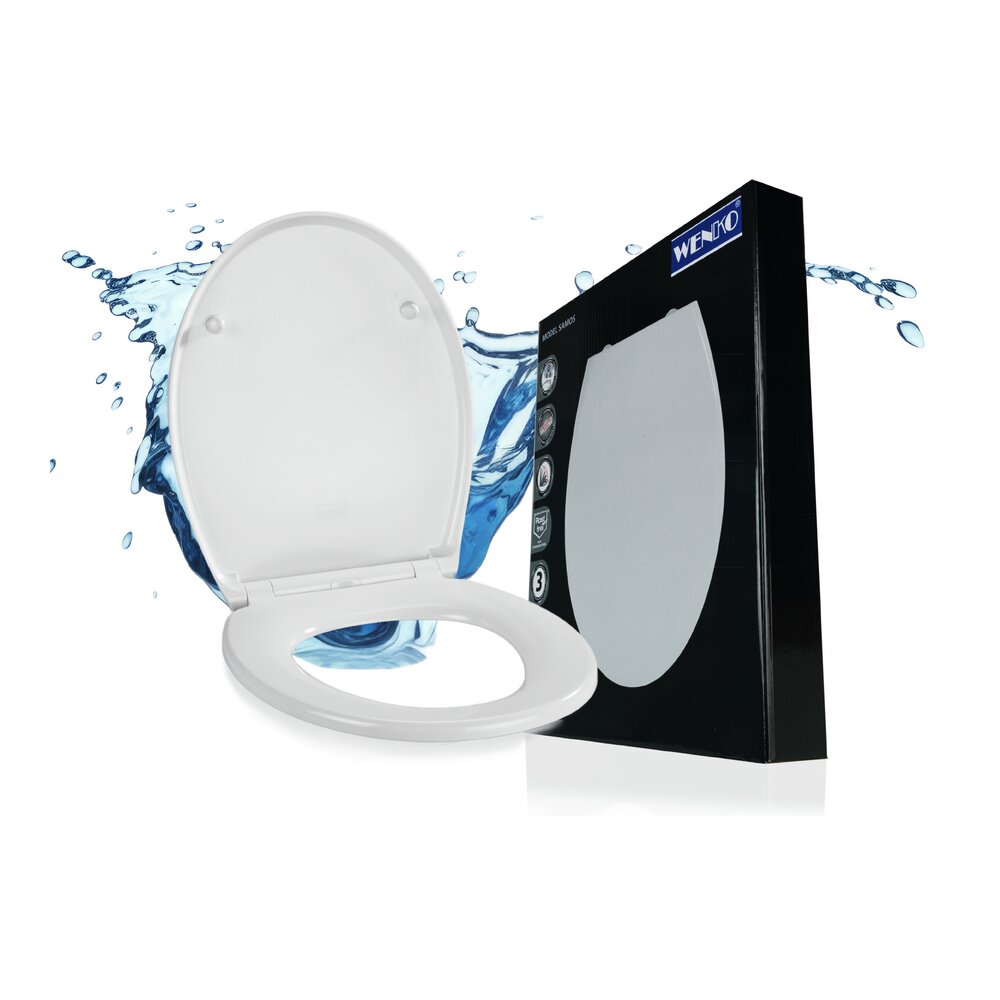 SAMOS weiss Premium WC-Sitz belastbar bis 175 kg