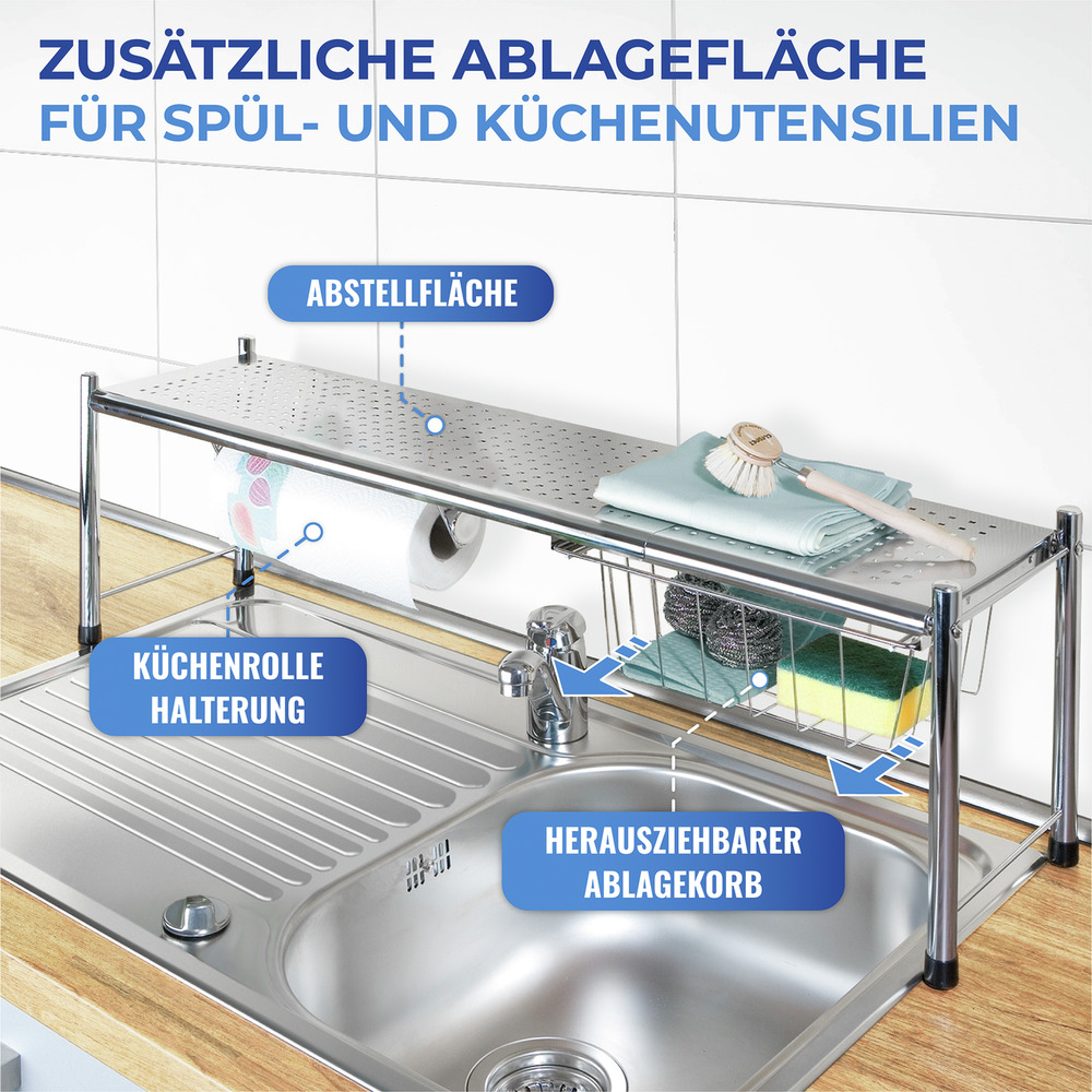 EXPANDO Spülbeckenregal ausziehbar EXPANDO Spülbeckenregal ausziehbar