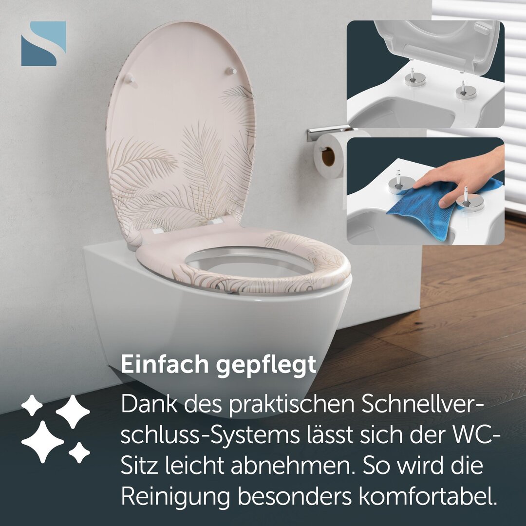 PALM LEAVES WC-Sitz mit Absenkautomatik