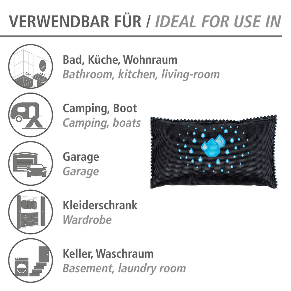 AUTO Entfeuchter mit Indikator 400g, 4er Set