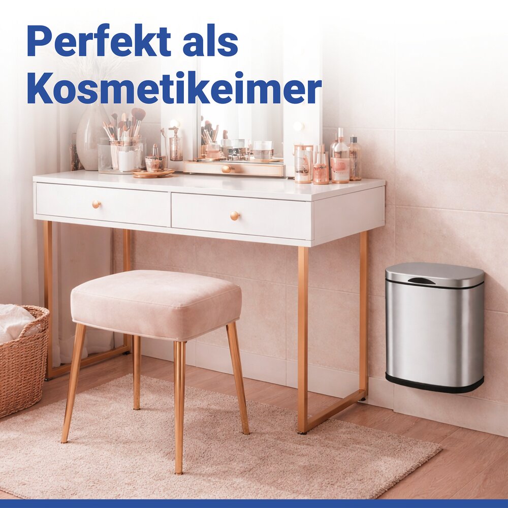 SARE matt Kosmetikeimer 3 l, Wandbefestigung