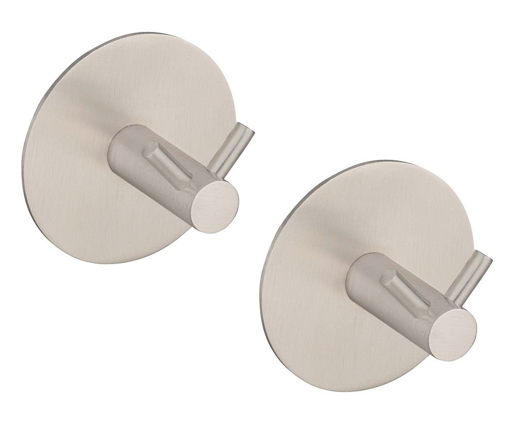71609800 Wandhaken Duo Mod. MELETO, Matt, 2er Set
