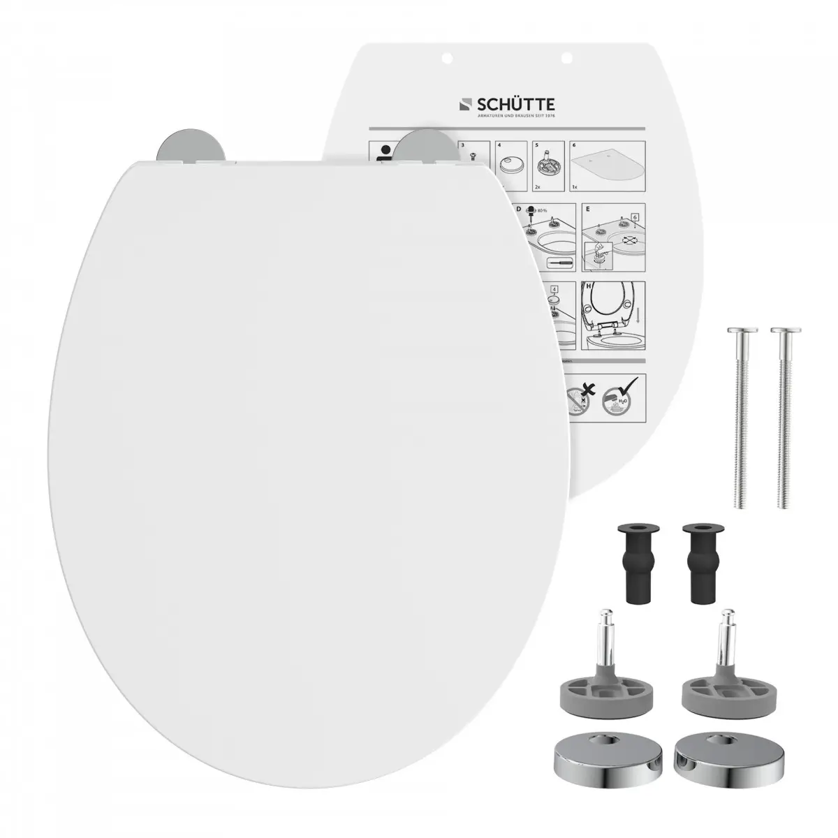 WHITE Premium WC-Sitz belastbar bis 250 kg