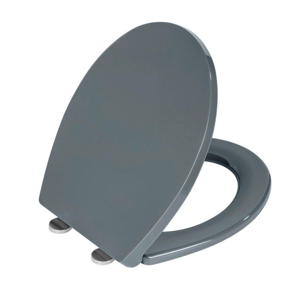 OSTUNI grau WC-Sitz, belastbar bis 300 kg