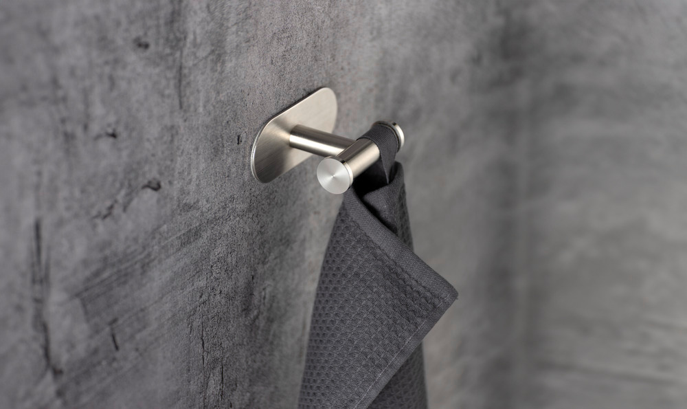 Duo OREA Matt Turbo-Loc® Wandhaken, Edelstahl Duo OREA Matt Turbo-Loc® Wandhaken, Edelstahl