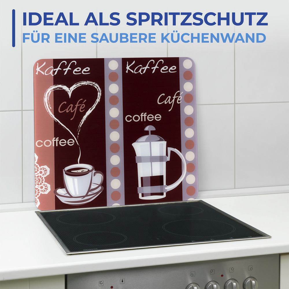 KAFFEEDUFT Multiplatte 56x50 cm aus Glas