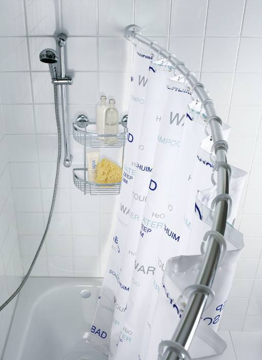 19226100_1 Teleskop-Badewannenstange aus Aluminium