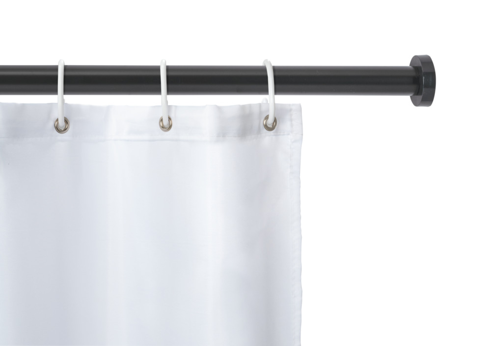 Teleskop-Duschvorhangstange Mod. OBLEON 110 - 185 cm, Schwarz