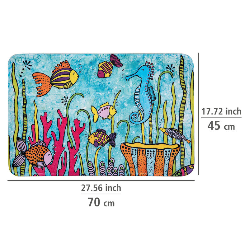 Rollin'Art OCEAN LIFE Badematte, 45x75 cm