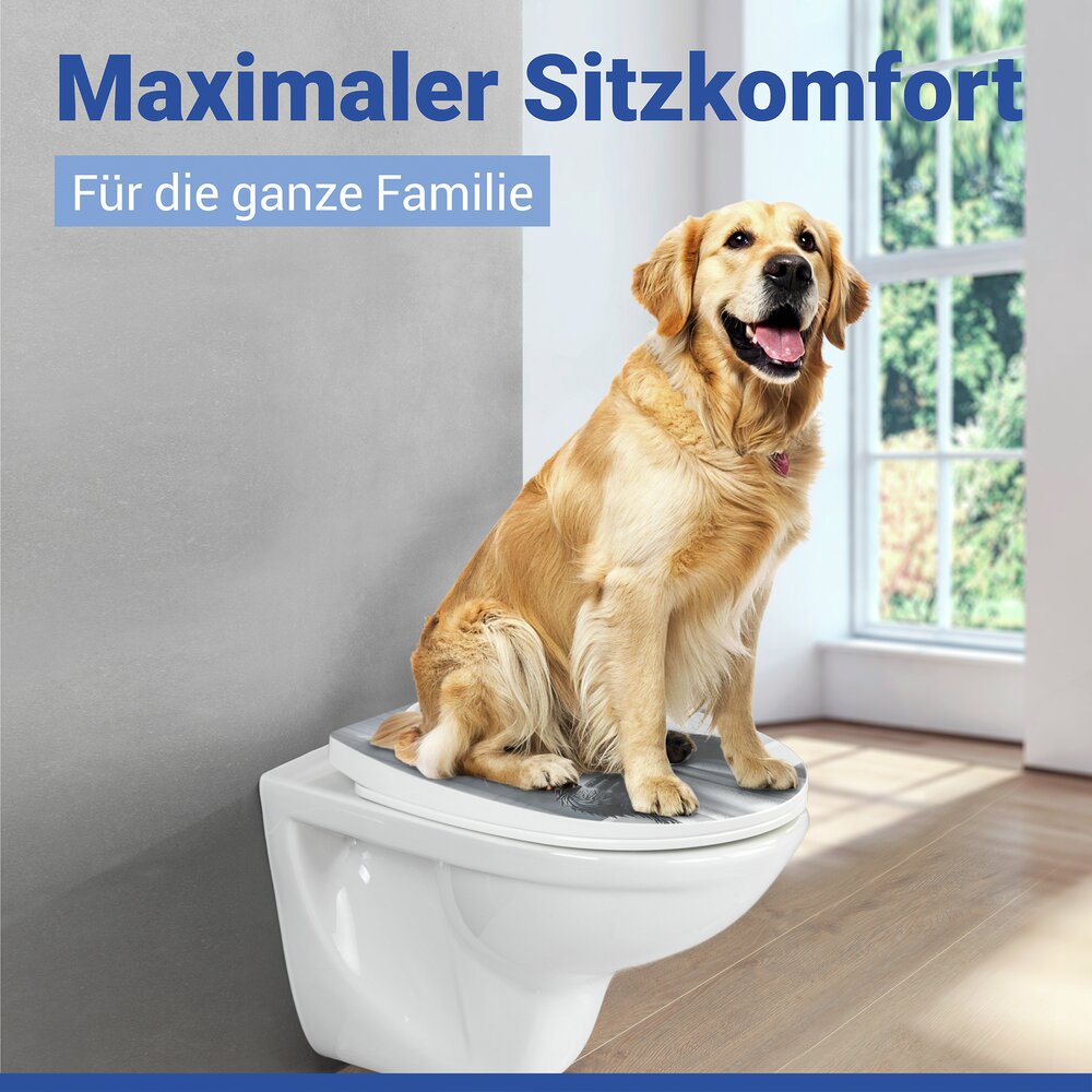 BIBAN WC-Sitz belastbar bis 350 kg
