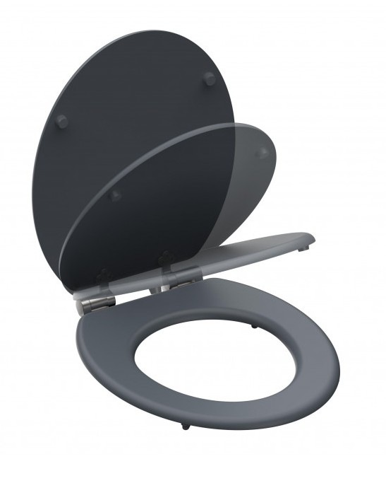 SPIRIT GREY WC-Sitz mit Absenkautomatik
