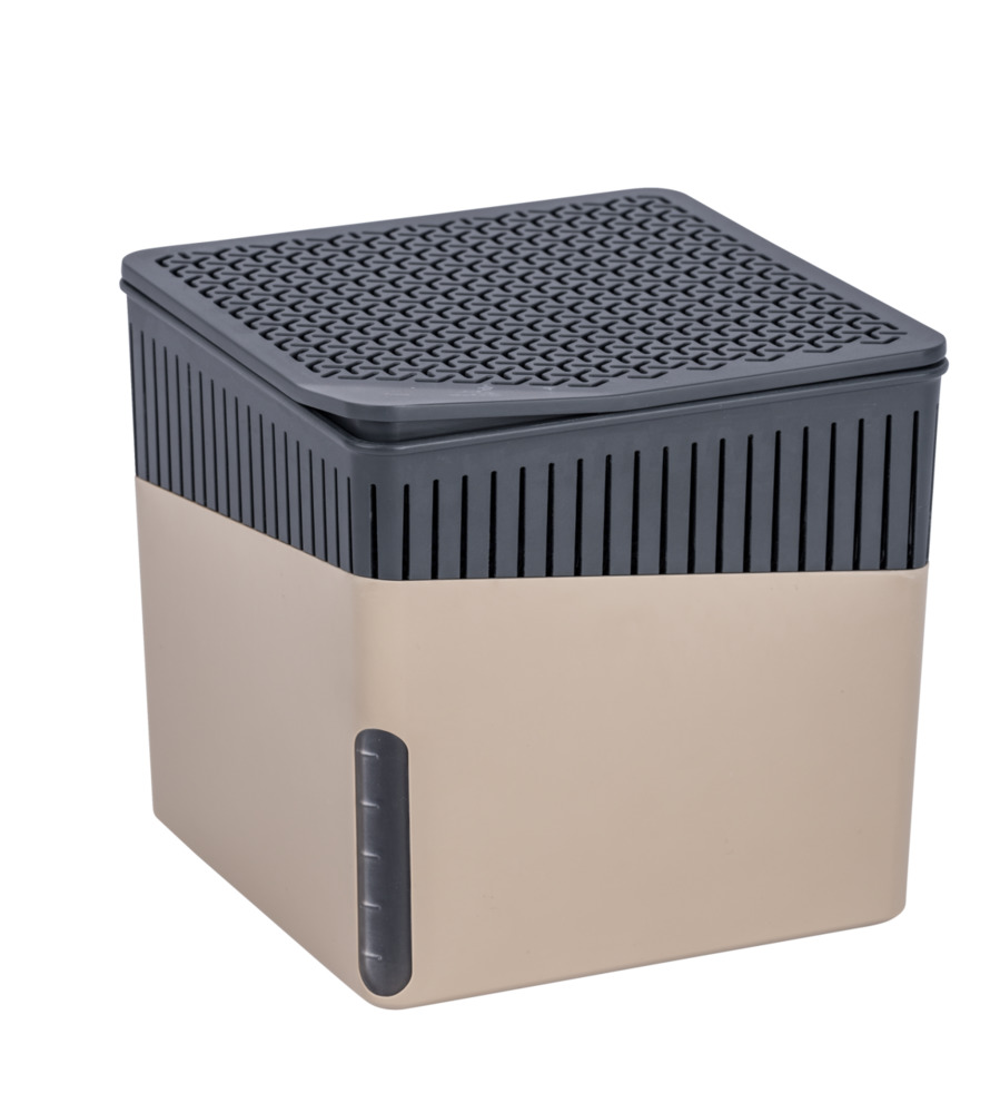 CUBE beige Entfeuchter 500g, 2er-Set