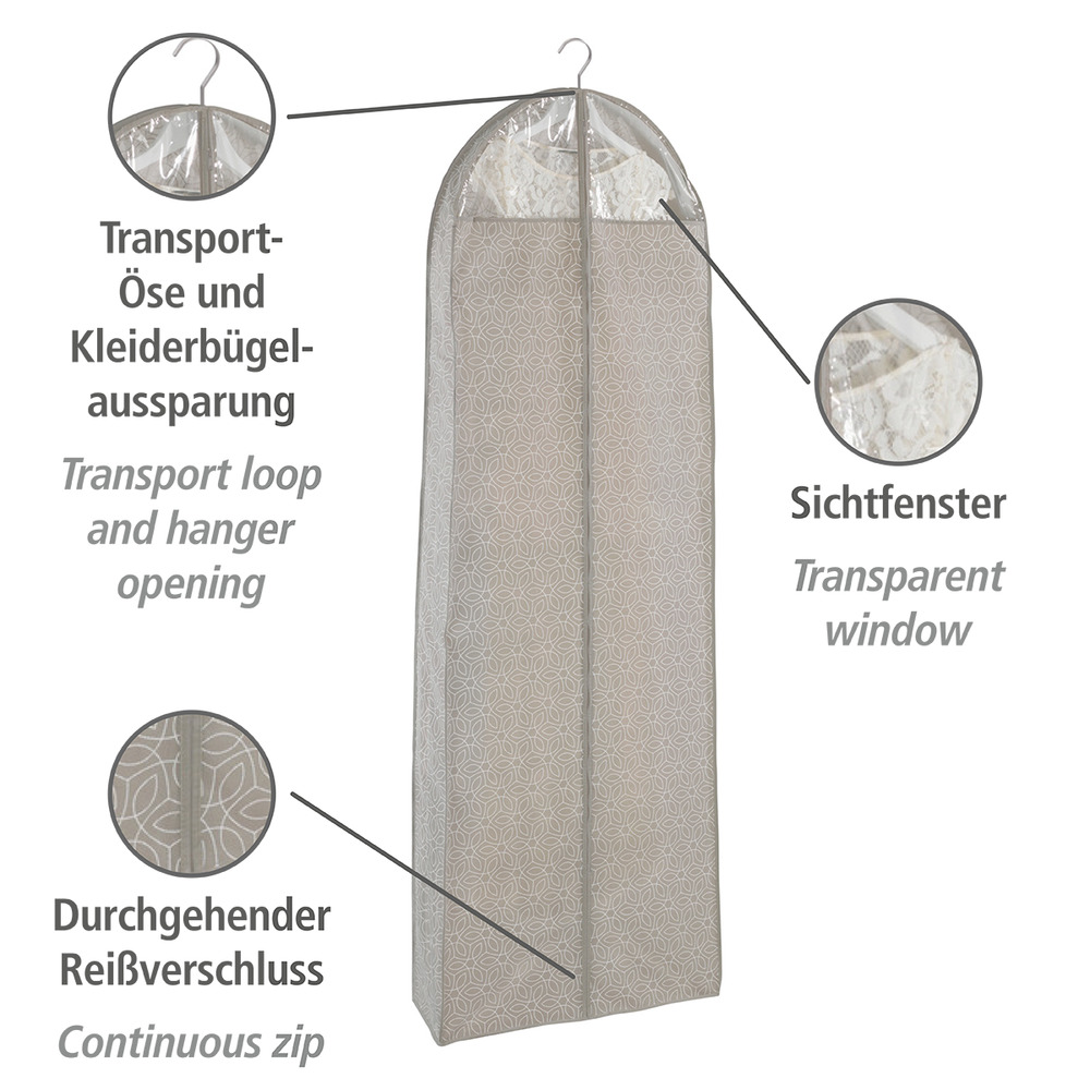 BALANCE taupe Kleidersack, 2er-Set