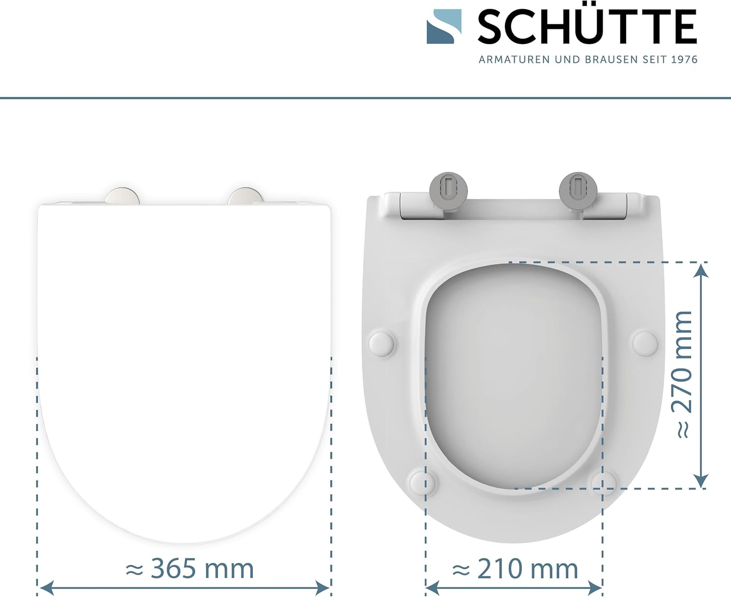 WHITE PRO 6 WC-Sitz für z.B. Duravit DuraStyle Basic