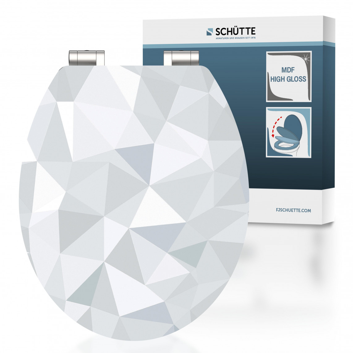DIAMOND High Gloss WC-Sitz mit Absenkautomatik