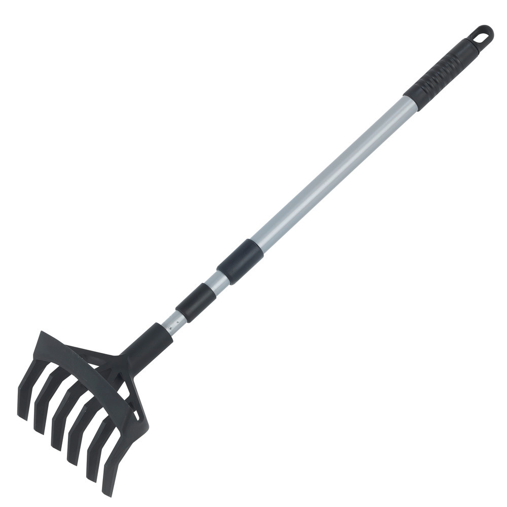 Gartenhacke und Kultivator 2in1 mit Teleskopstiel