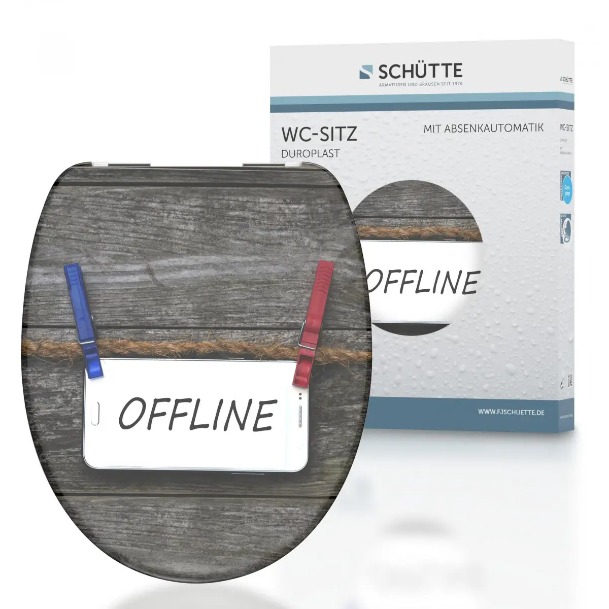 OFFLINE WC-Sitz mit Absenkautomatik