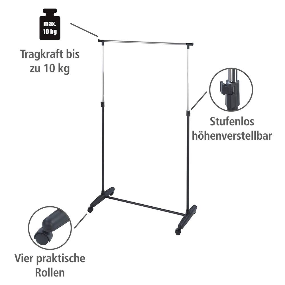 MICKEY Kleiderständer, höhenverstellbar bis 170 cm