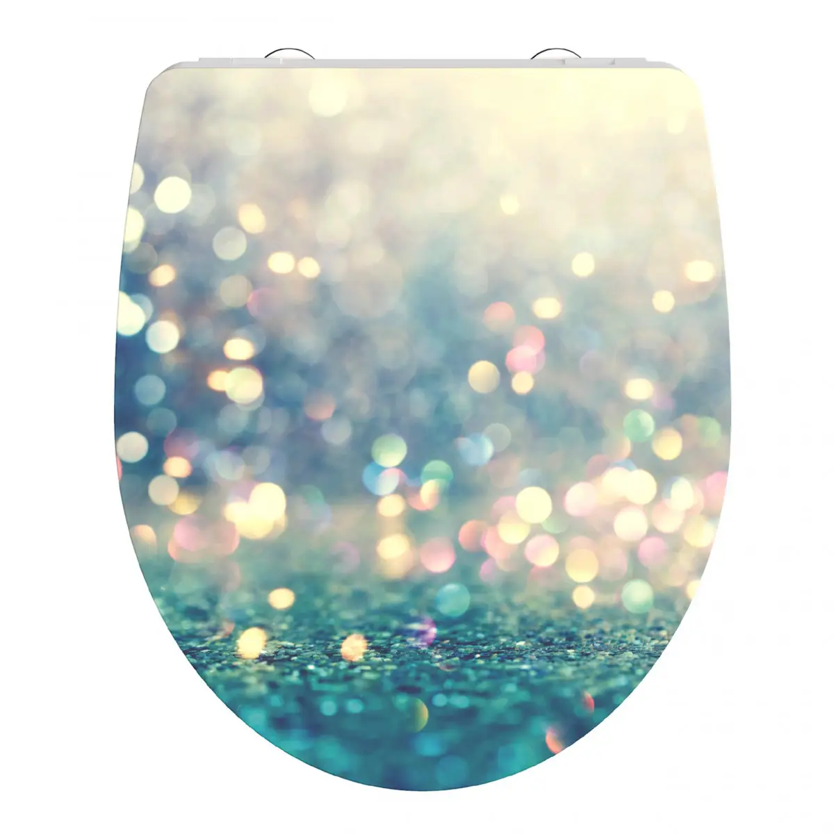 MAGIC LIGHTS High-Gloss WC-Sitz, Montage von oben MAGIC LIGHTS High-Gloss WC-Sitz, Montage von oben