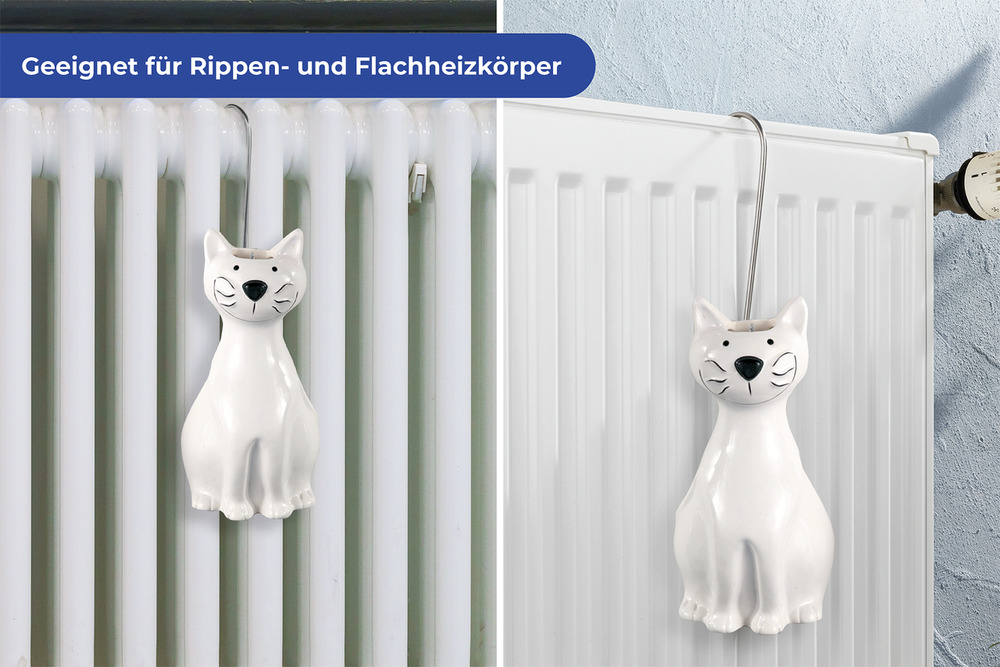 KATZE Luftbefeuchter aus Keramik, 2er-Set