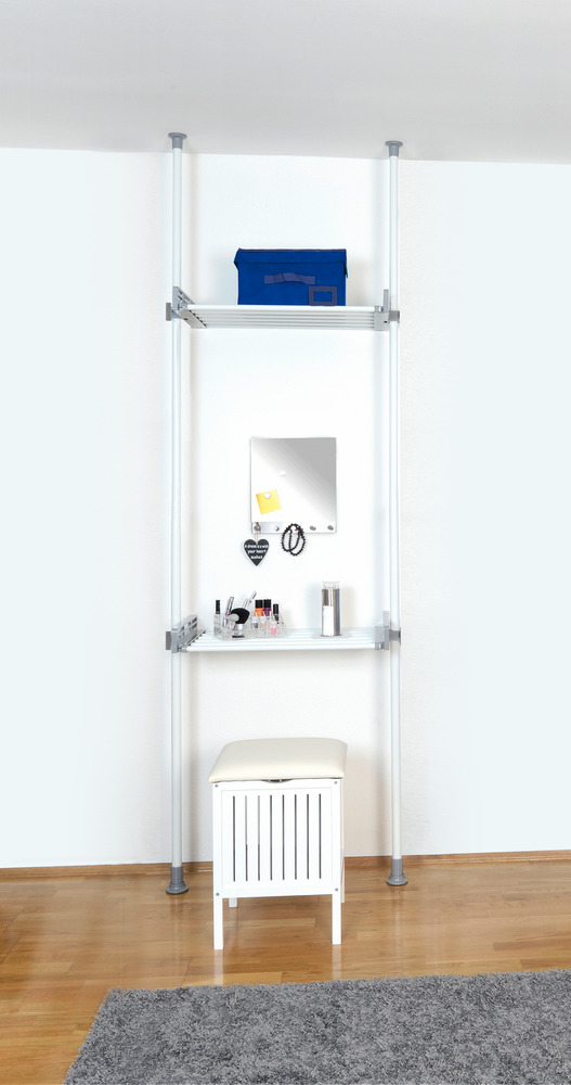 HERKULES Teleskop-System Kombination TWIN weiss