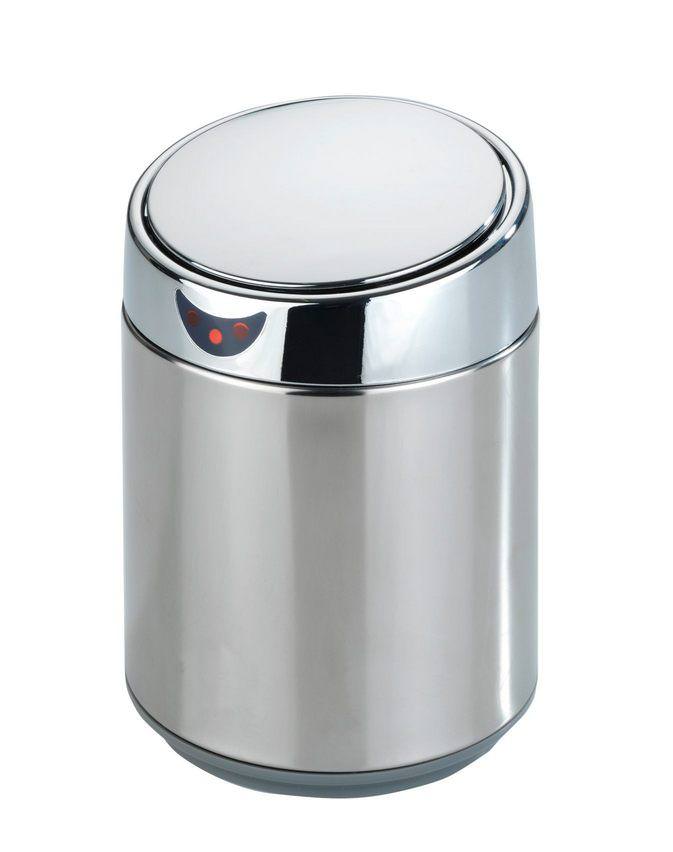 88511500_kosmetikeimer-sensor-chrom-1 SENSOR chrom Tisch- und Kosmetikeimer, 0,8 l