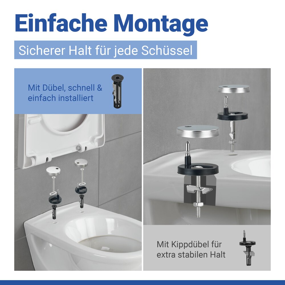 PALMA Toilettensitz belastbar bis 300 kg