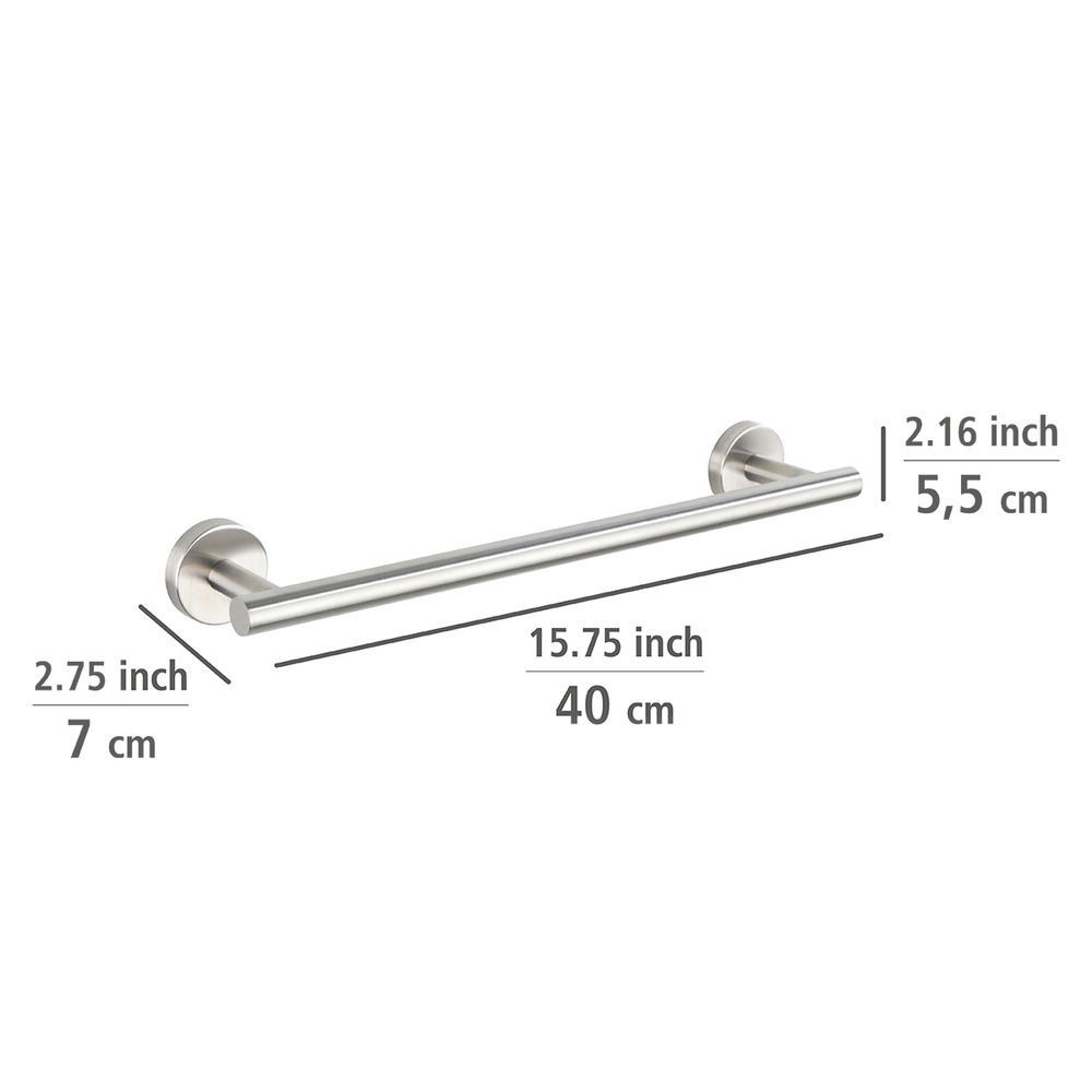 BOSIO Matt 40 cm Badetuchstange aus Edelstahl BOSIO Matt 40 cm Badetuchstange aus Edelstahl