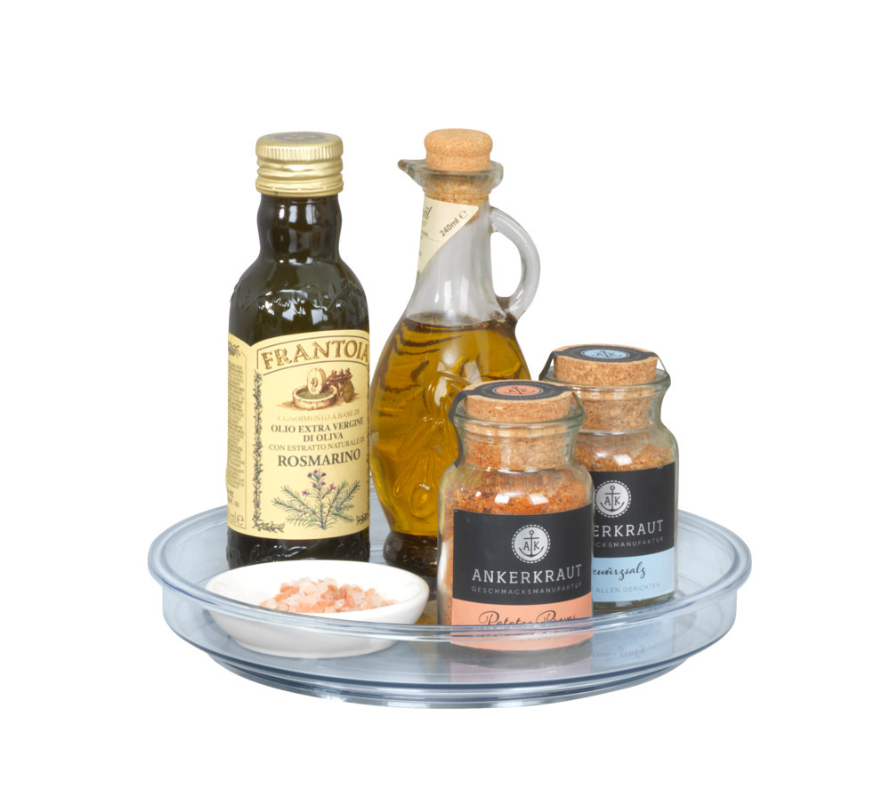 VICTORIA drehbares Tablett aus Kunststoff, 2er-Set