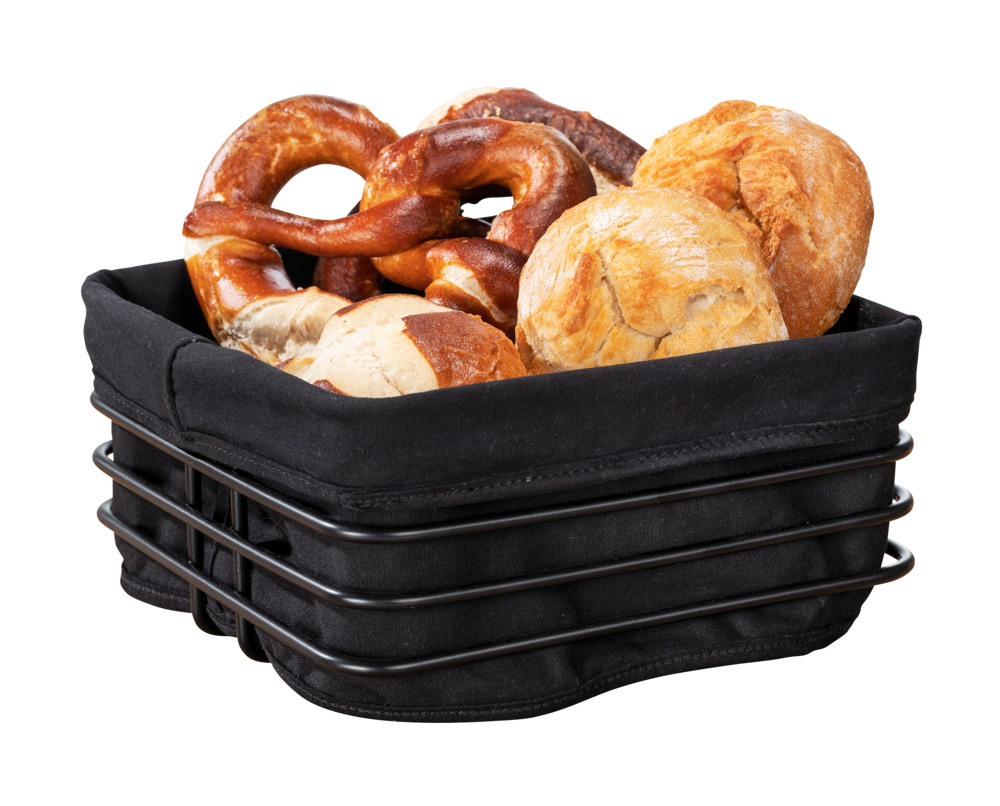 SQUARE Premium Brotkorb aus Metall