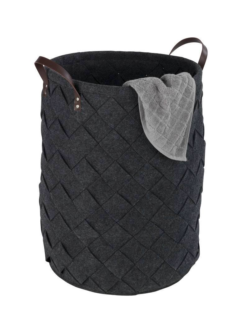 24404100-waeschesammler-trovo-anthrazit-3 TROVO anthrazit Wäschesammler faltbar, 75 l