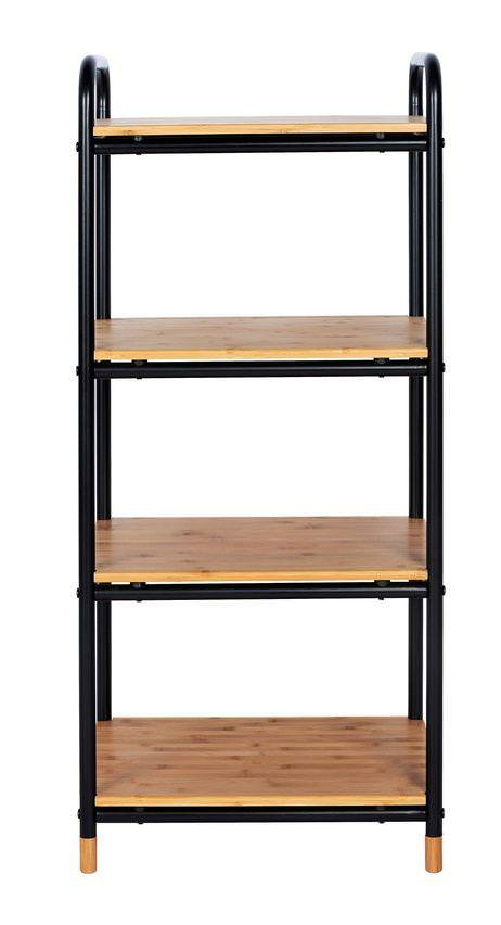 LOFT Standregal mit 4 Etagen aus Bambus