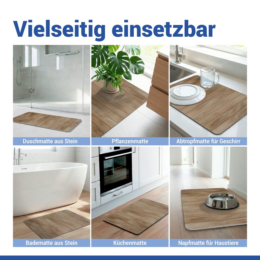 ARGIRI Badematte schnelltrocknend 60x39cm