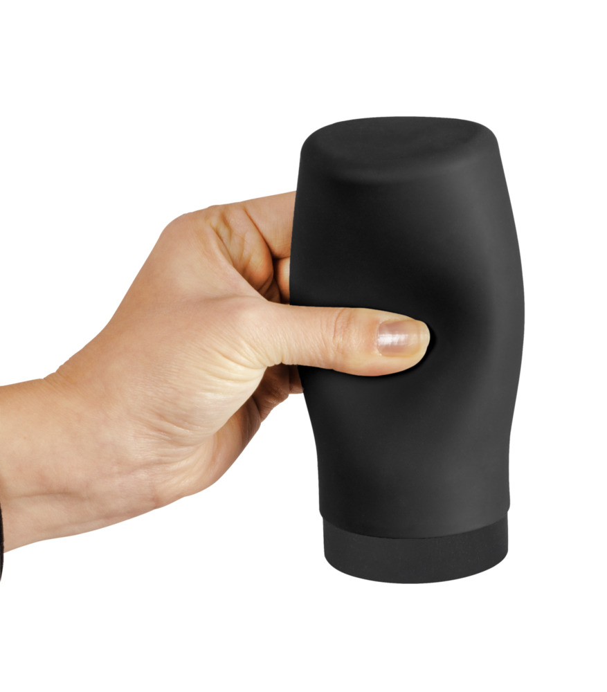 EASY Squeez-e Schwarz Seifenspender 250 ml, Silikon EASY Squeez-e Schwarz Seifenspender 250 ml, Silikon