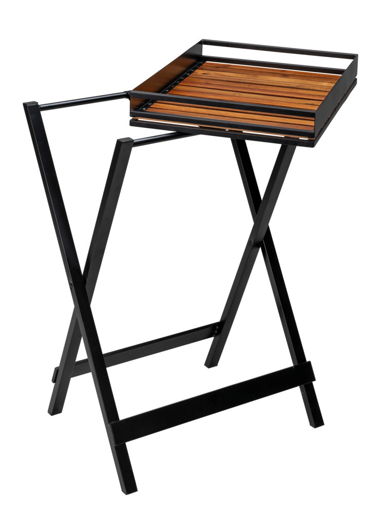 TABA Beistelltisch mit Tablett aus Akazienholz 