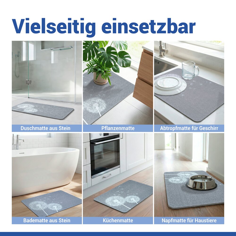 ASTERA Badematte schnelltrocknend 60x39cm