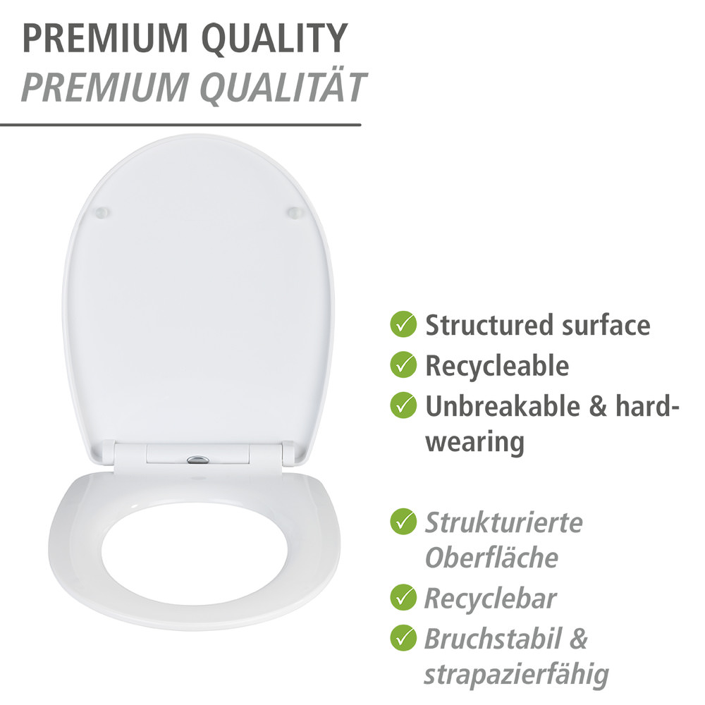 AHOI Premium WC-Sitz mit Relief, Thermoplast