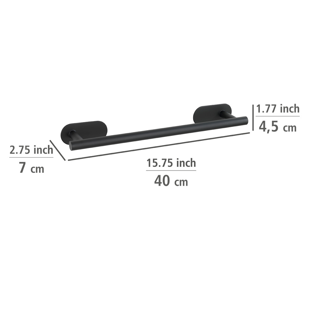 OREA Black matt Turbo-Loc® 40 cm Handtuchstange OREA Black matt Turbo-Loc® 40 cm Handtuchstange