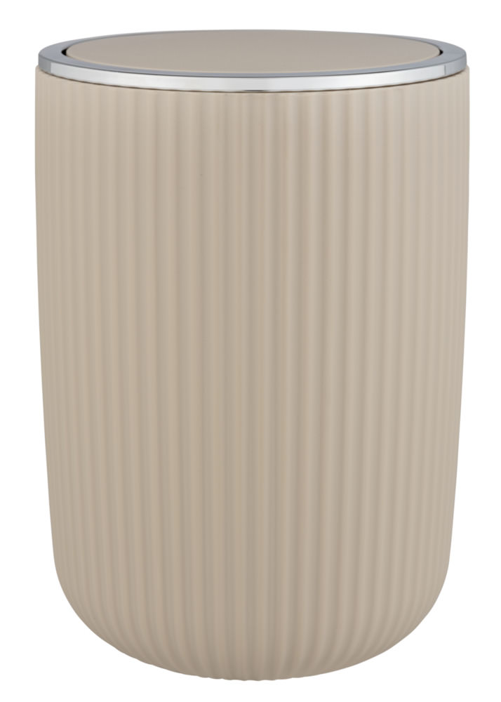 AGROPOLI L beige Schwingdeckeleimer, 5,5 l